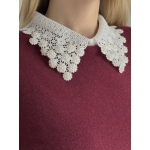 Sveter s golierikom - 100% merino vlna – Obrázok 2